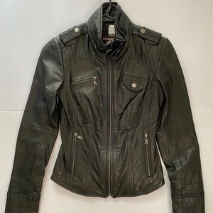 Danier en Cuir - Black Italian Leather Jacket